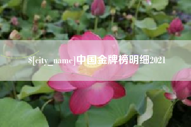 铜川中国金牌榜明细2021