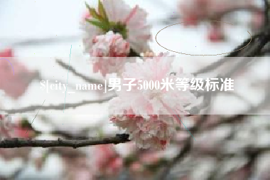 铜川男子5000米等级标准