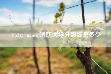 铜川消防大学分数线是多少