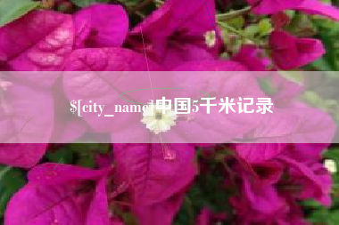 铜川中国5千米记录