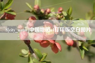 铜川中国地图a4打印版空白图片
