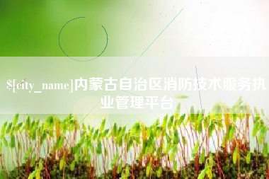 铜川内蒙古自治区消防技术服务执业管理平台