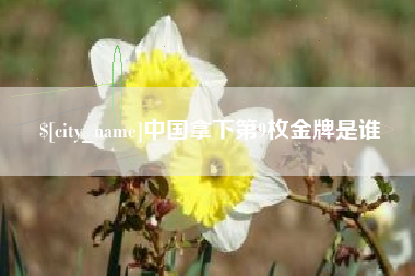 铜川中国拿下第9枚金牌是谁