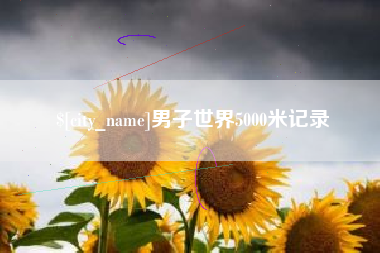 铜川男子世界5000米记录