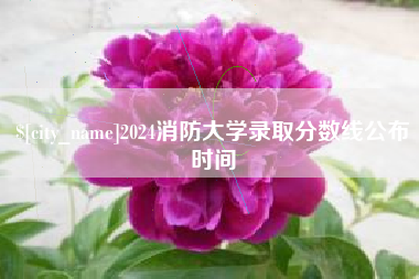铜川2024消防大学录取分数线公布时间