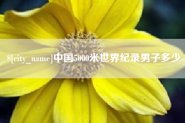 铜川中国5000米世界纪录男子多少