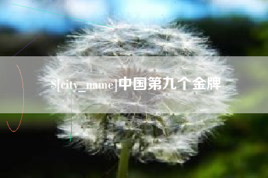 铜川中国第九个金牌