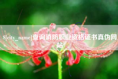 铜川查询消防职业资格证书真伪网站
