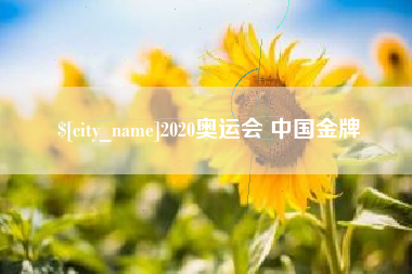 铜川2020奥运会 中国金牌